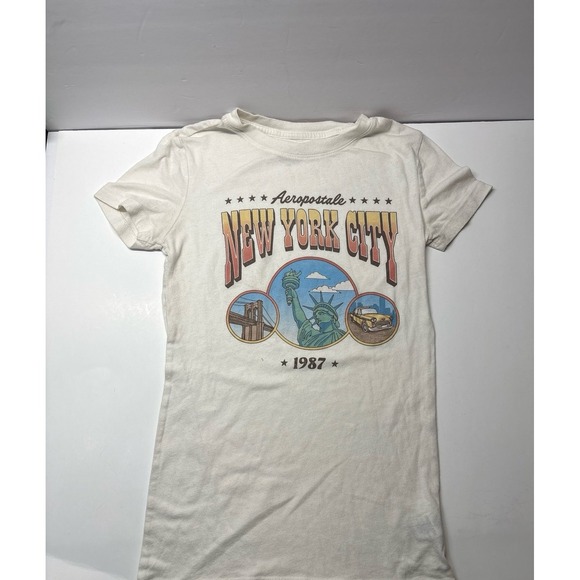 Aeropostale (vintage Y2K 90s-2000s) Shorts and Shirt bundle (XS 3/4) - Picture 2 of 11